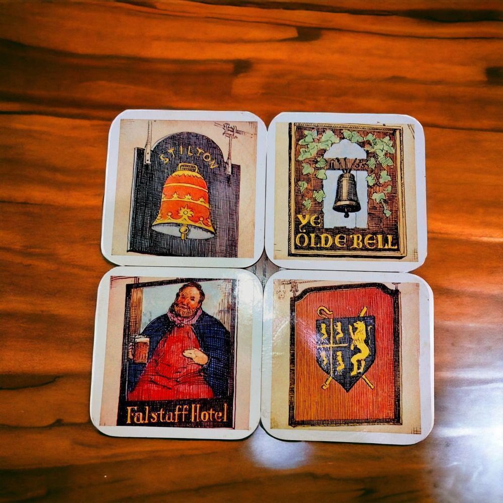 Four UK pub coaster set!